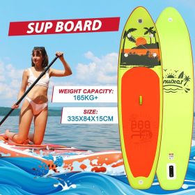 Free Shipping Dropshipping  SUP Stand Up Paddle Board SUPFW27B 335*84*15cm Inflatable Paddleboard Soft Top Surfboard with ISUP Sup Board Surf Board Wa