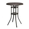 32*32*41" Outdoor Cast Aluminum Round Dining Table