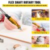 VEVOR Flex Shaft Grinder 780W Rotary Tool 500-23000RPM Rotary Carver with 1/4" 3-Jaw Chuck & Stepless Speed Foot Pedal Hanging Grinding Machine 131PCS