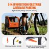 VEVOR Bike Trailer for Toddlers, Kids, Double Seat, 100 lbs Load, 2-In-1 Canopy Carrier Converts to Stroller