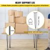 VEVOR Hairpin Table Legs 18" Black Set of 4 Desk Legs 880lbs Load Capacity (Each 220lbs) Hairpin Desk Legs 3 Rods for Bench Desk Dining End Table Chai