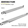 VEVOR Aluminum Work Plank, 8-13ft Telescoping Plank, 440lbs Capacity Aluminum Extension Plank, 12.5 inch Width