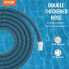 VEVOR Heavy Duty Swimming Pool Hose, 1-1/2-Inch x 30-Feet, Pool Vacuum Cleaning Hose