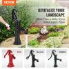 VEVOR Antique Hand Water Pump 14.6 x 5.9 x 25.6 inch Pitcher Pump w/Handle Cast Iron Well Pump w/ Pre-set 0.5" Holes for Easy Installation Old Fashion