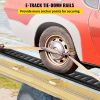 VEVOR E-Track Tie-Down Rail, 6PCS 5-FT Steel Rails w/Standard 1"x2.5" Slots