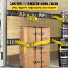 VEVOR E Track Tie-Down Rail Kit, 18PCS 5FT E-Tracks Set Includes 4 Steel Rails & 2 Single Slot & 6 O Rings & 4 Tie-Offs w/D-Ring & 2 Ratchet Straps
