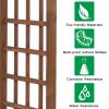 Free shipping 7FT  Beautiful And Practical Garden Arch Dark Brown YJ