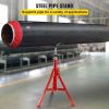 VEVOR V Head Pipe Stand Adjustable Height 28-52 Inch, Pipe Jack Stands 2500 LB. Capacity,Folding Portable Pipe Stands 1/2 to 12 Inch Pipe Supporting