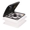 RV Roof Vent Fan 14",Continuously Variable Reversible 12V Remote Control Trailer Roof Vent Low Noise with Rain Sensor,UV Protection