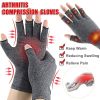 1pair Fingerless Compression Gloves For Arthritis; Carpal Tunnel; Swelling; Tendonitis & Hand Discomfort (Order A Size Up)