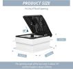 RV Roof Vent Fan 14",Continuously Variable Reversible 12V Remote Control Trailer Roof Vent Low Noise with Rain Sensor,UV Protection